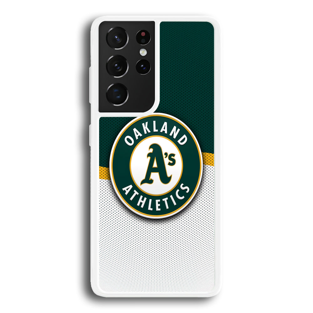 Oakland Athletics Team MLB Samsung Galaxy S21 Ultra Case