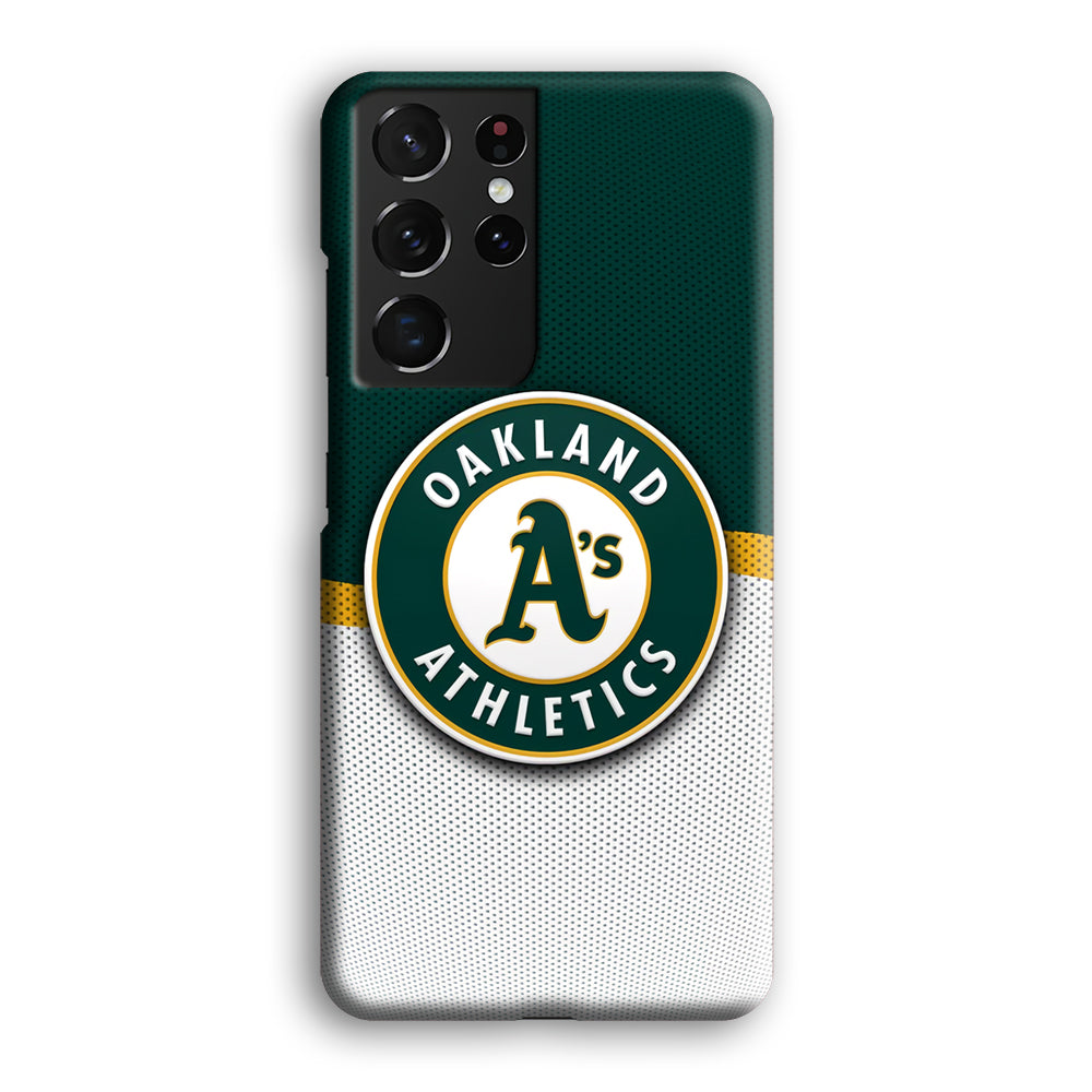 Oakland Athletics Team MLB Samsung Galaxy S21 Ultra Case