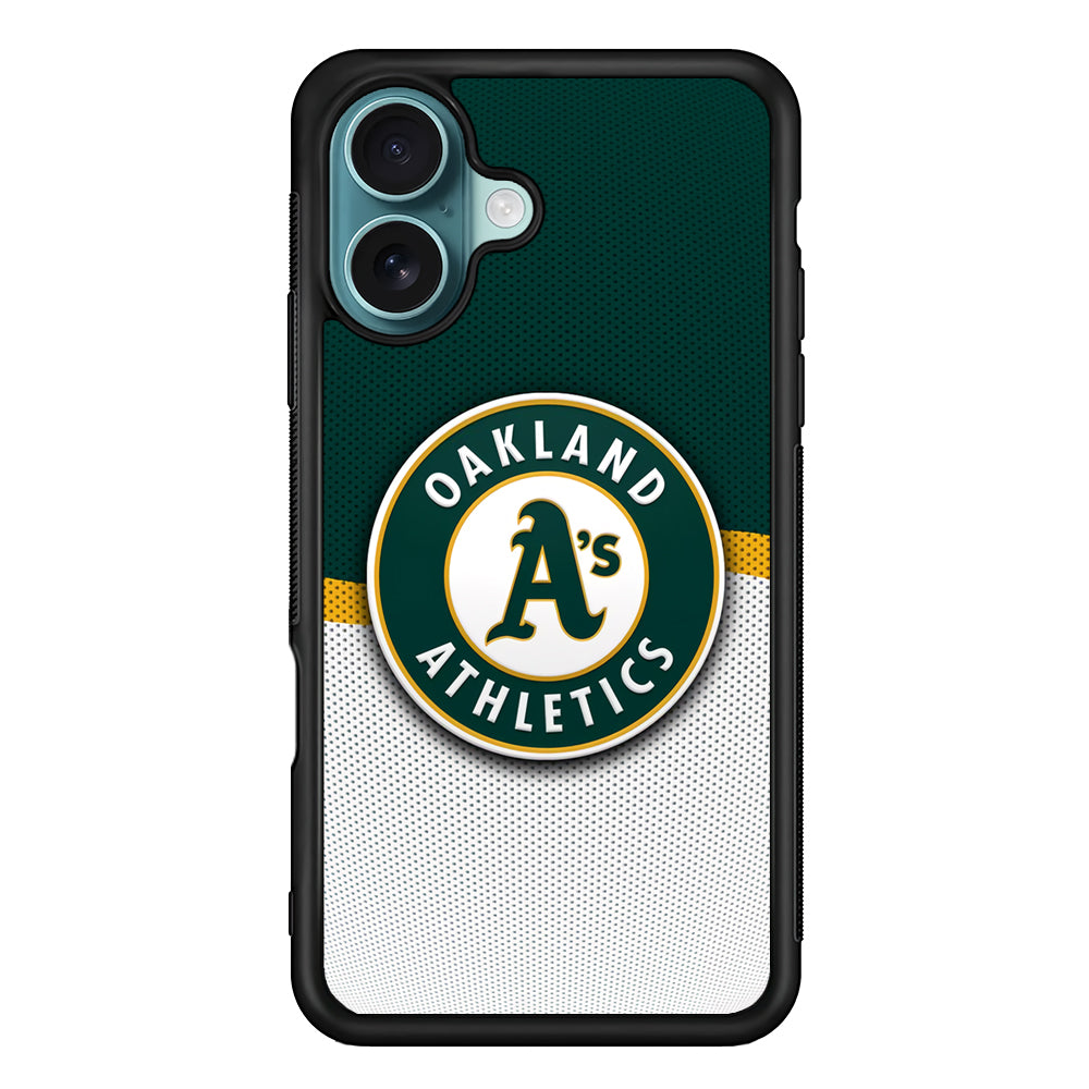 Oakland Athletics Team MLB iPhone 16 Case