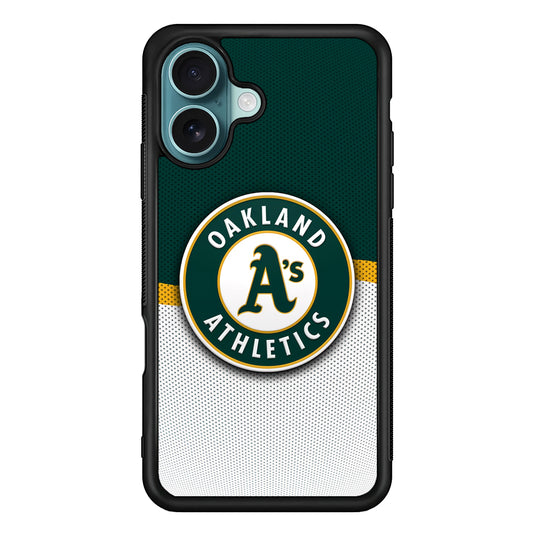 Oakland Athletics Team MLB iPhone 16 Case