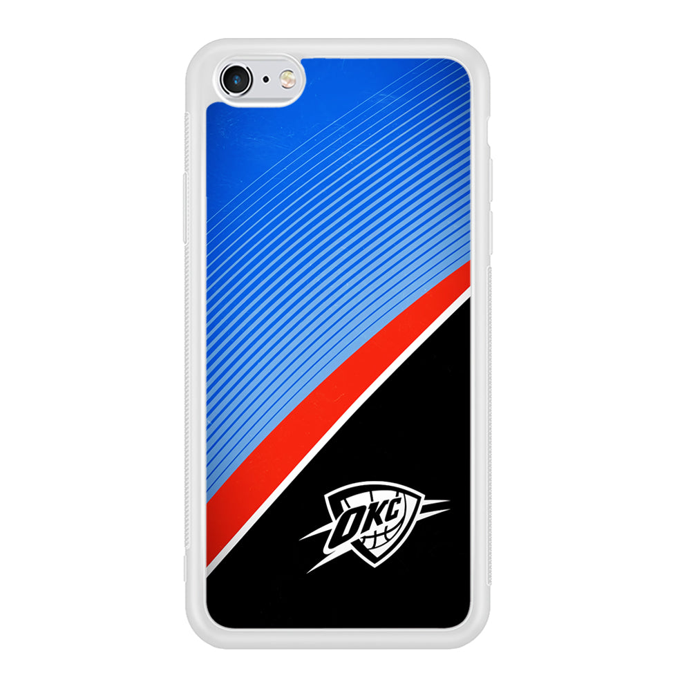 Oklahoma City Thunder Stripe Art iPhone 6 Plus | 6s Plus Case