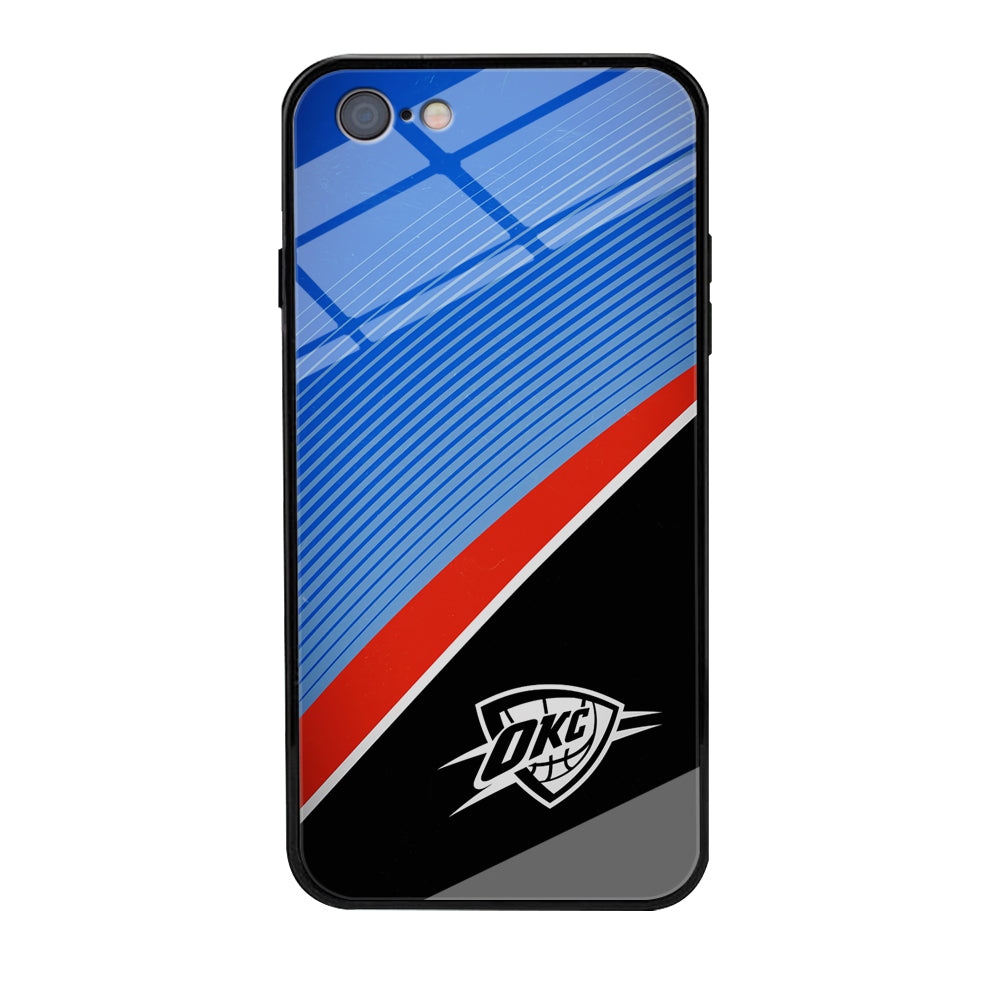 Oklahoma City Thunder Stripe Art iPhone 6 | 6s Case