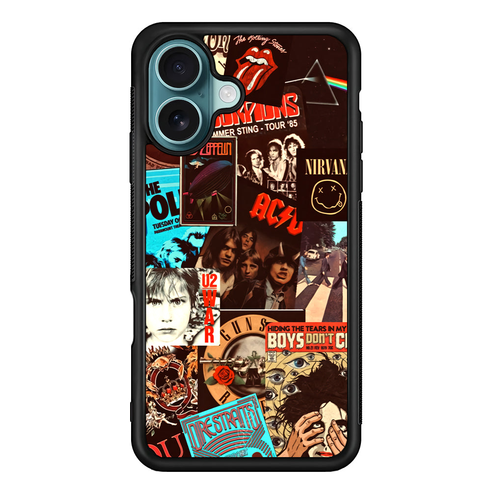 Old Poster of Rock's iPhone 16 Case