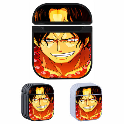One Piece Ace Face Apple Airpods Case