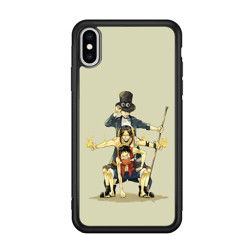 One Piece Brothers in Arms iPhone XS Case