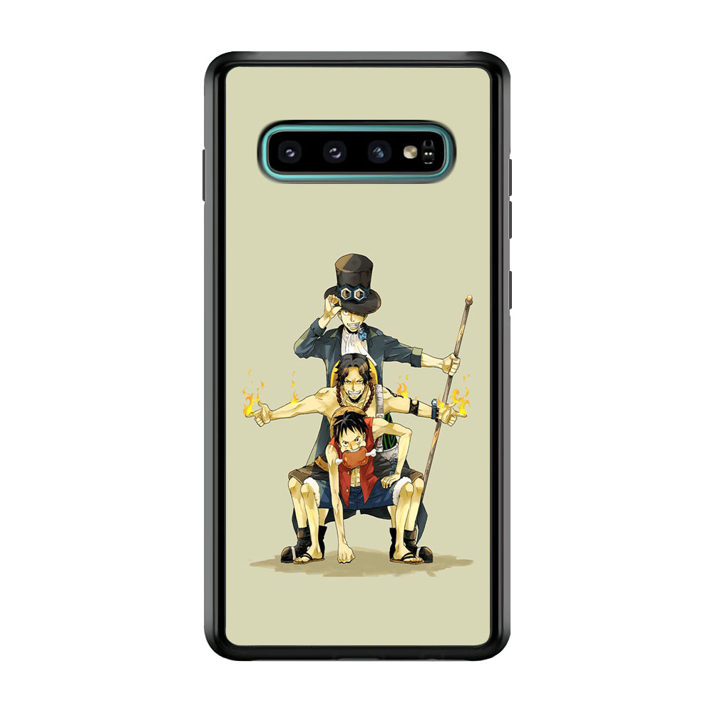 One Piece Brothers in Arms Samsung Galaxy S10 Case