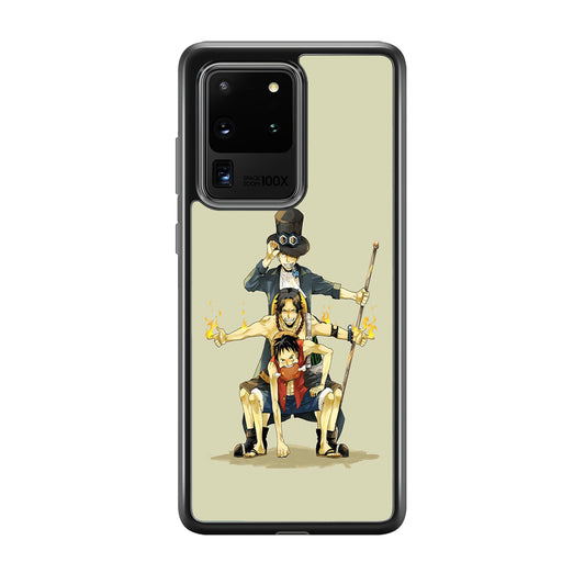 One Piece Brothers in Arms Samsung Galaxy S20 Ultra Case