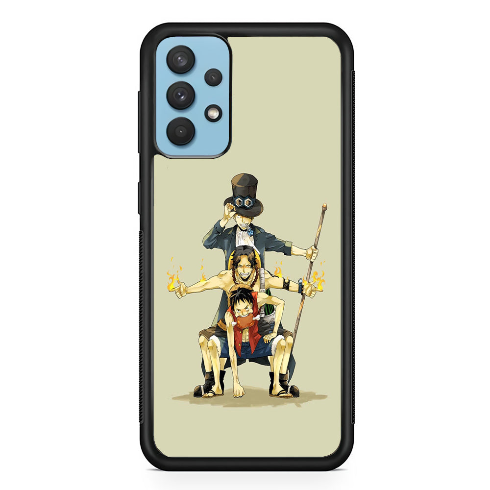 One Piece Brothers in Arms Samsung Galaxy A32 Case