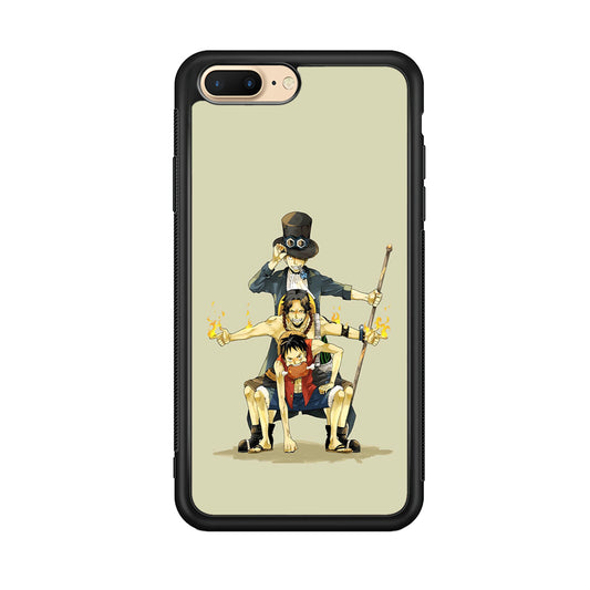 One Piece Brothers in Arms iPhone 8 Plus Case