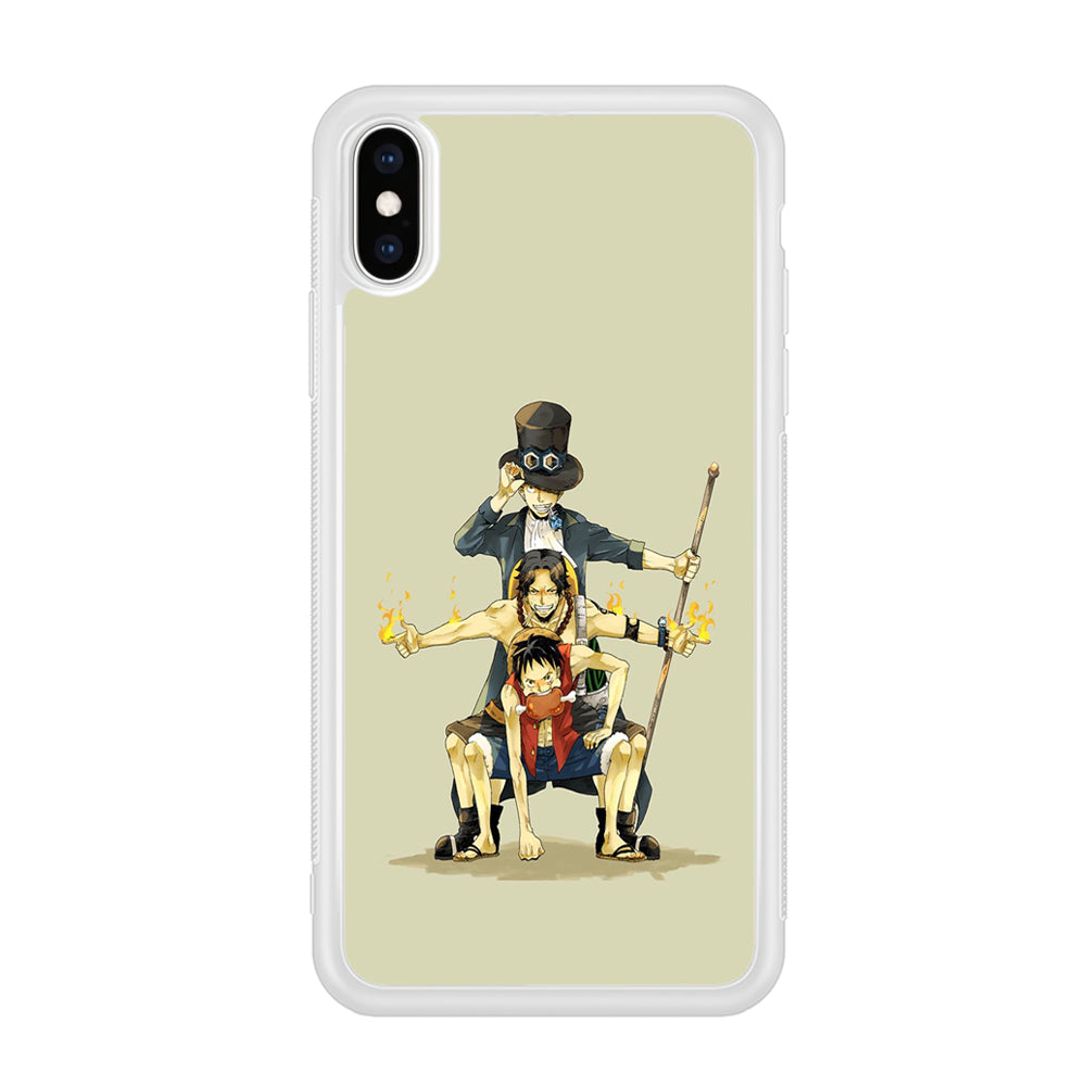 One Piece Brothers in Arms iPhone XS Case