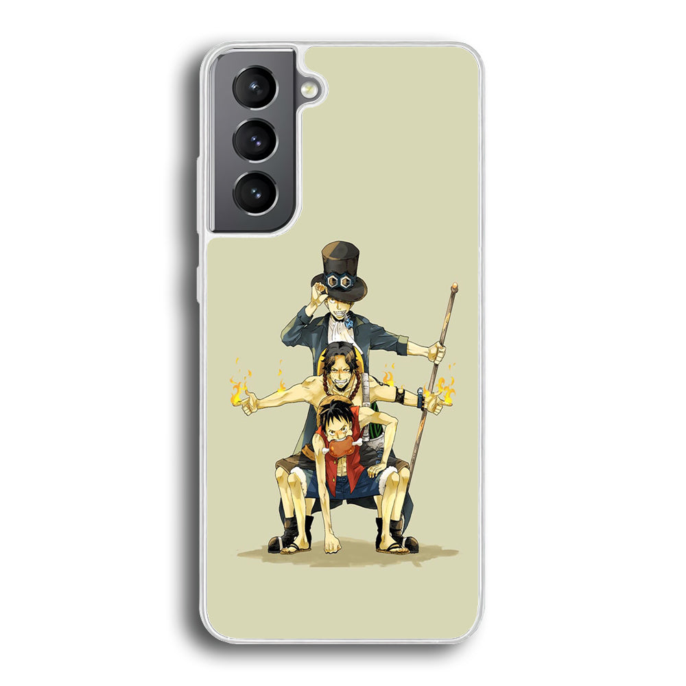 One Piece Brothers in Arms Samsung Galaxy S21 Plus Case