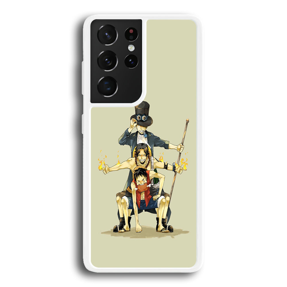 One Piece Brothers in Arms Samsung Galaxy S21 Ultra Case