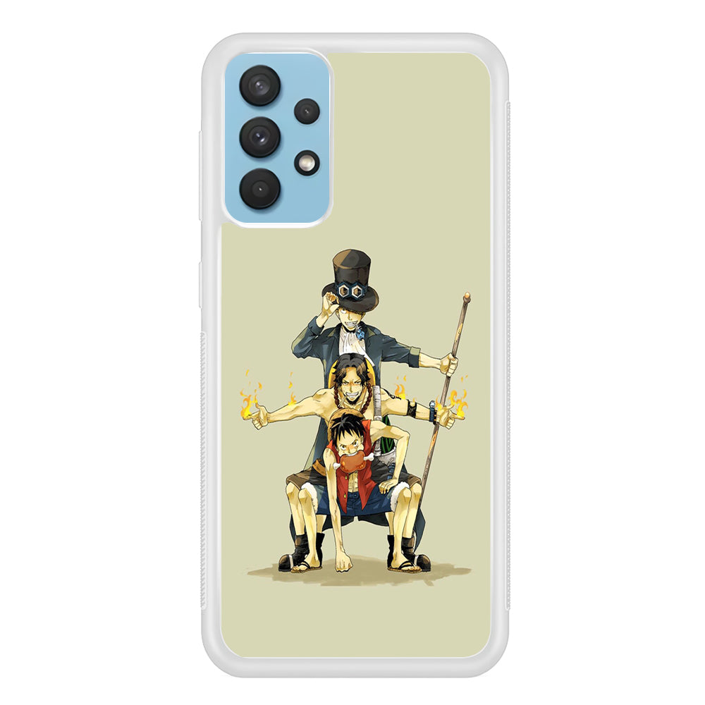 One Piece Brothers in Arms Samsung Galaxy A32 Case