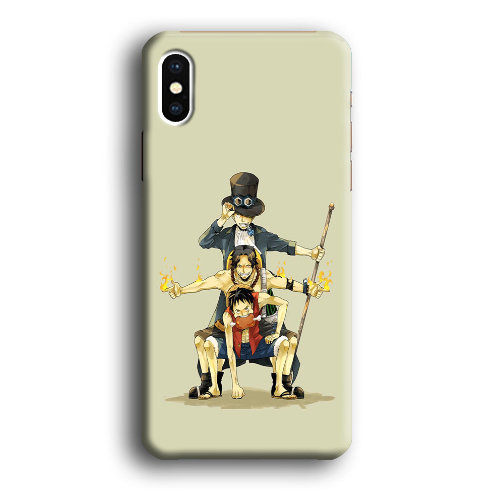 One Piece Brothers in Arms iPhone XS Case