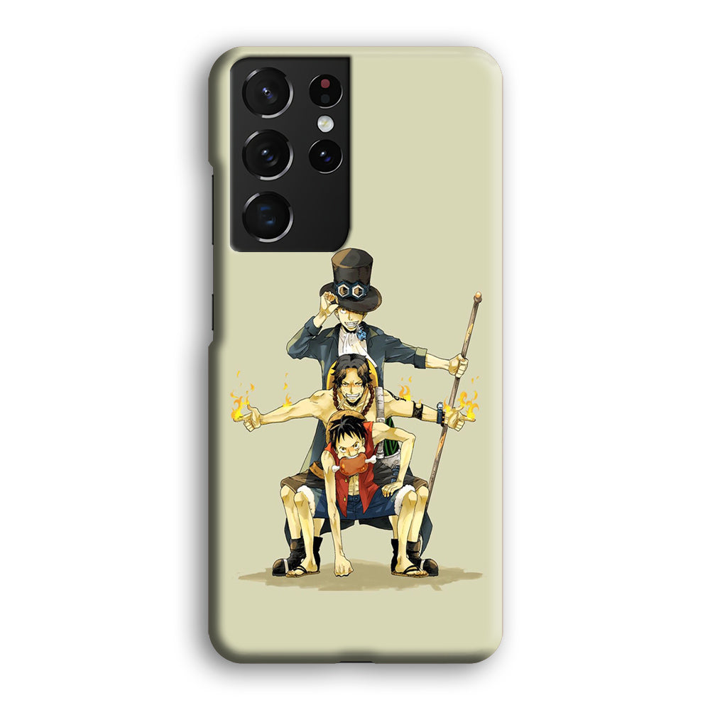 One Piece Brothers in Arms Samsung Galaxy S21 Ultra Case