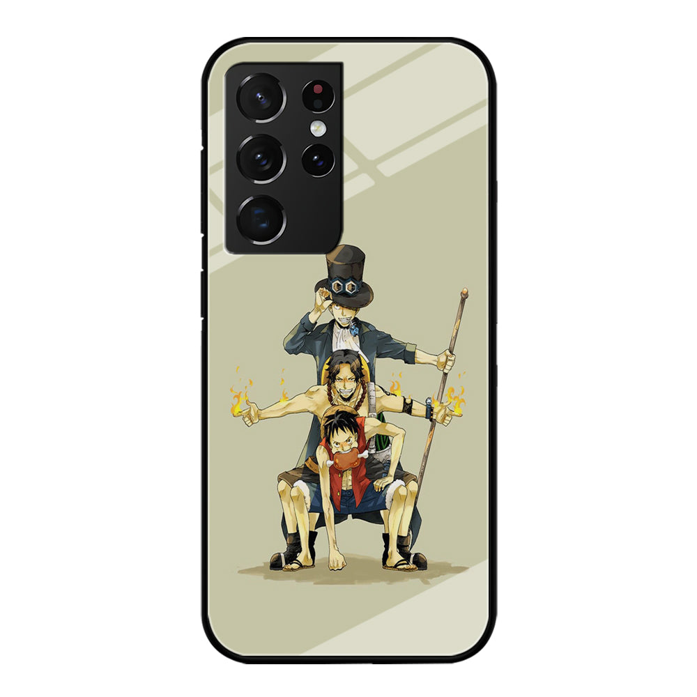 One Piece Brothers in Arms Samsung Galaxy S21 Ultra Case