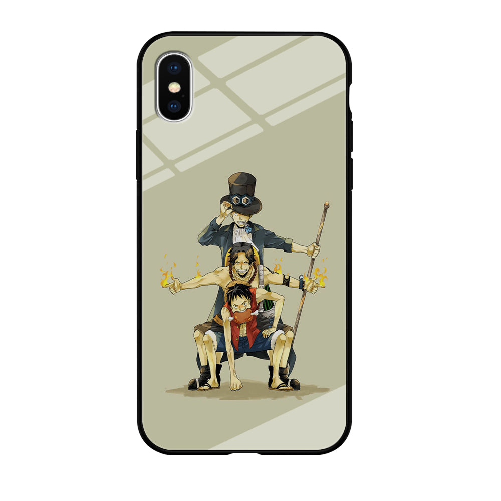 One Piece Brothers in Arms iPhone XS Case