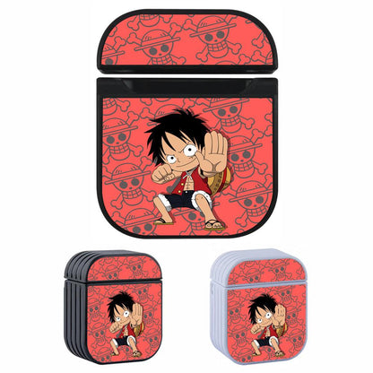 One Piece Chibi Luffy Pistol Punch Apple Airpods Case