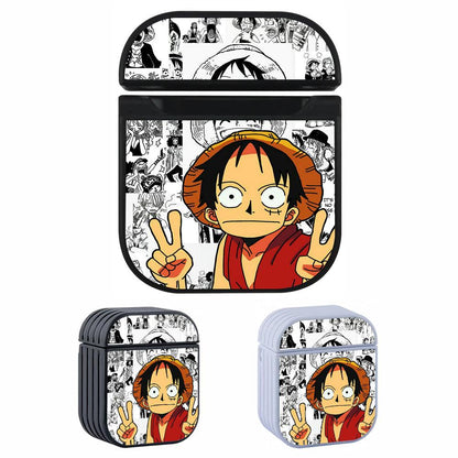 One Piece Luffy Hiding Mode Apple Airpods Case