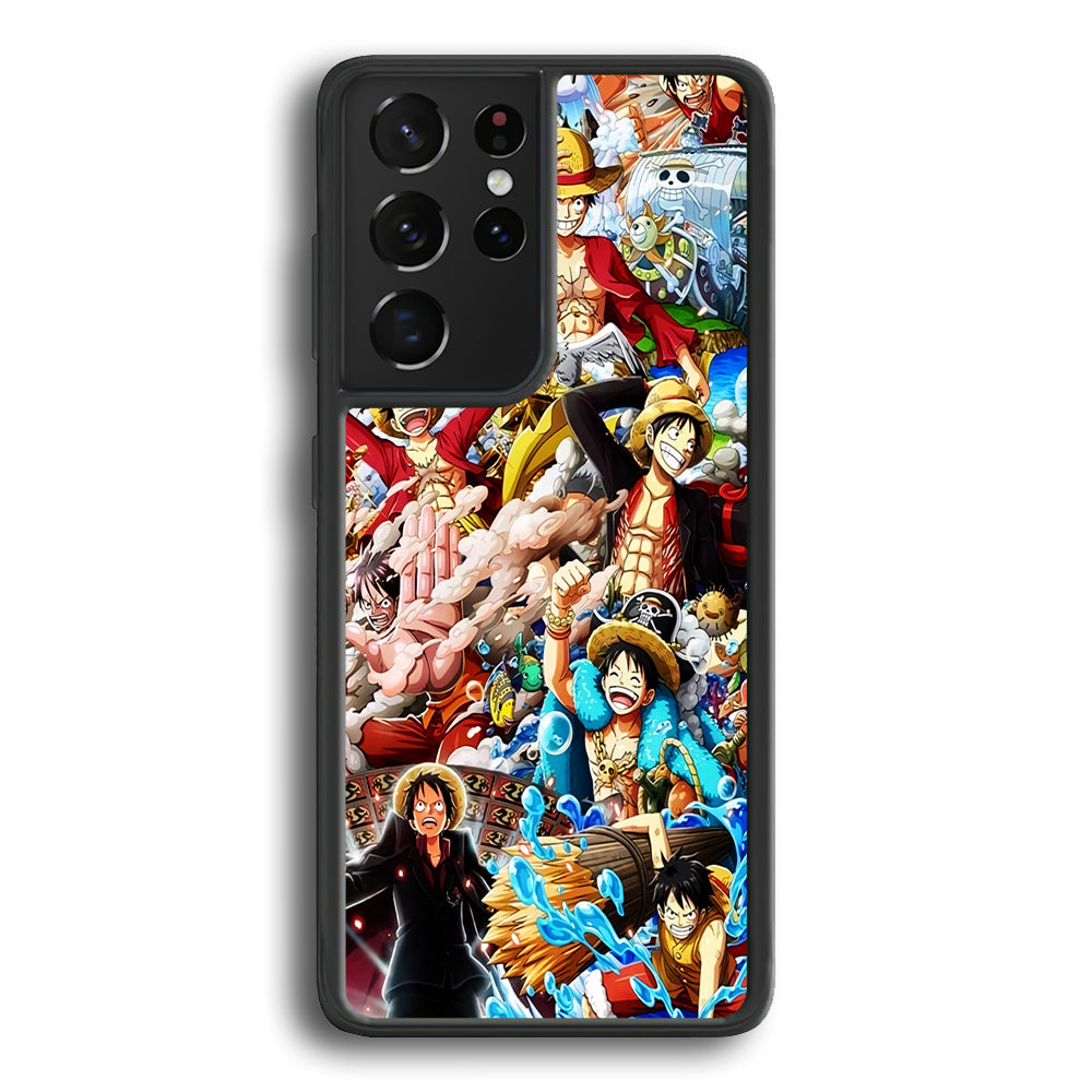 One Piece Luffy Slice Of Moment Samsung Galaxy S21 Ultra Case