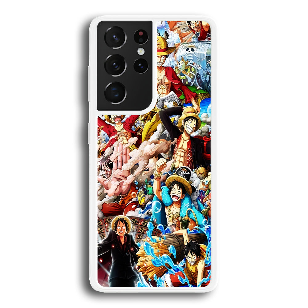 One Piece Luffy Slice Of Moment Samsung Galaxy S21 Ultra Case