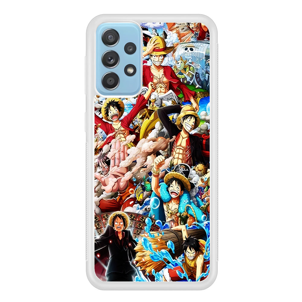 One Piece Luffy Slice Of Moment Samsung Galaxy A72 Case