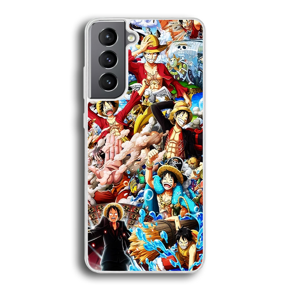 One Piece Luffy Slice Of Moment Samsung Galaxy S21 Plus Case