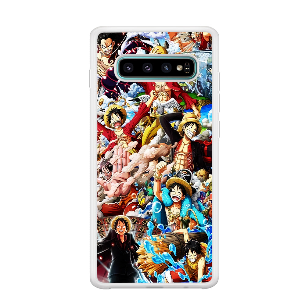 One Piece Luffy Slice Of Moment Samsung Galaxy S10 Case