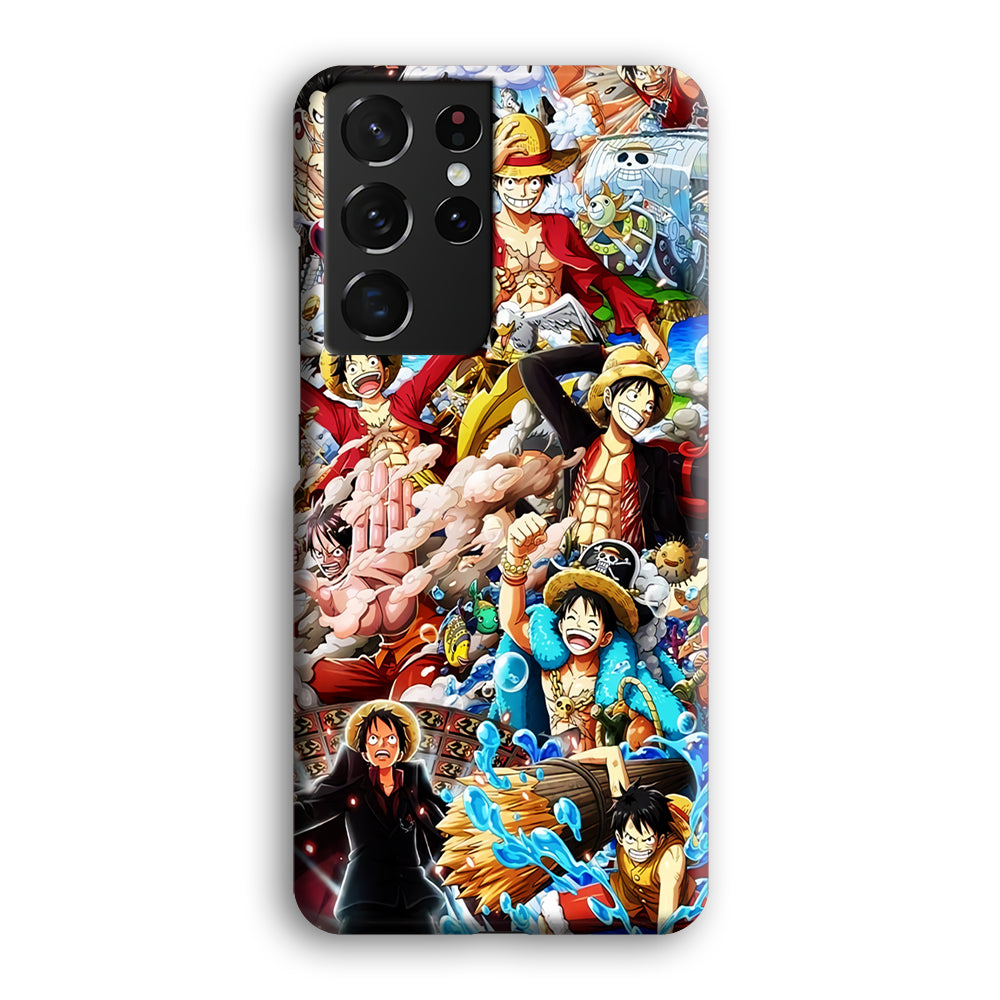 One Piece Luffy Slice Of Moment Samsung Galaxy S21 Ultra Case