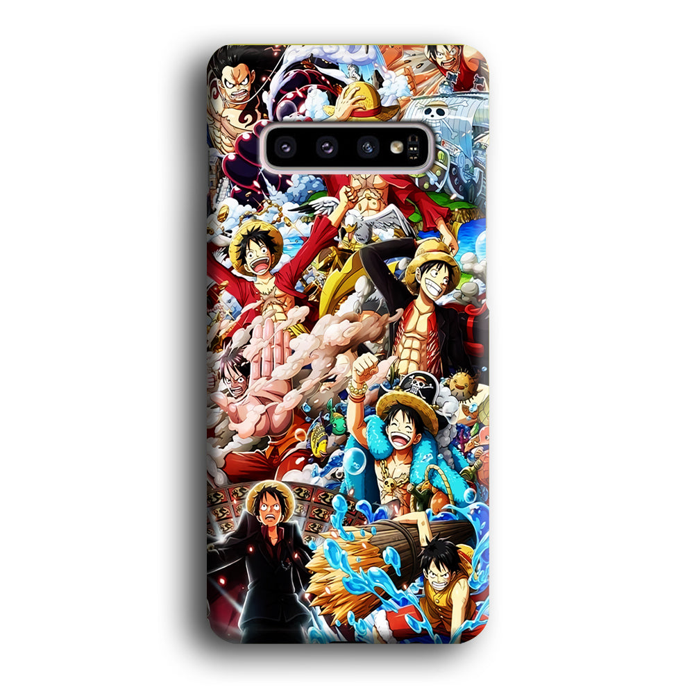 One Piece Luffy Slice Of Moment Samsung Galaxy S10 Case