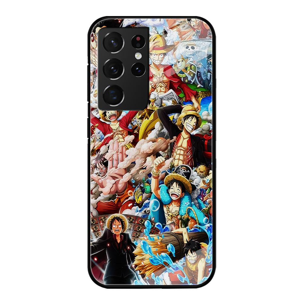 One Piece Luffy Slice Of Moment Samsung Galaxy S21 Ultra Case