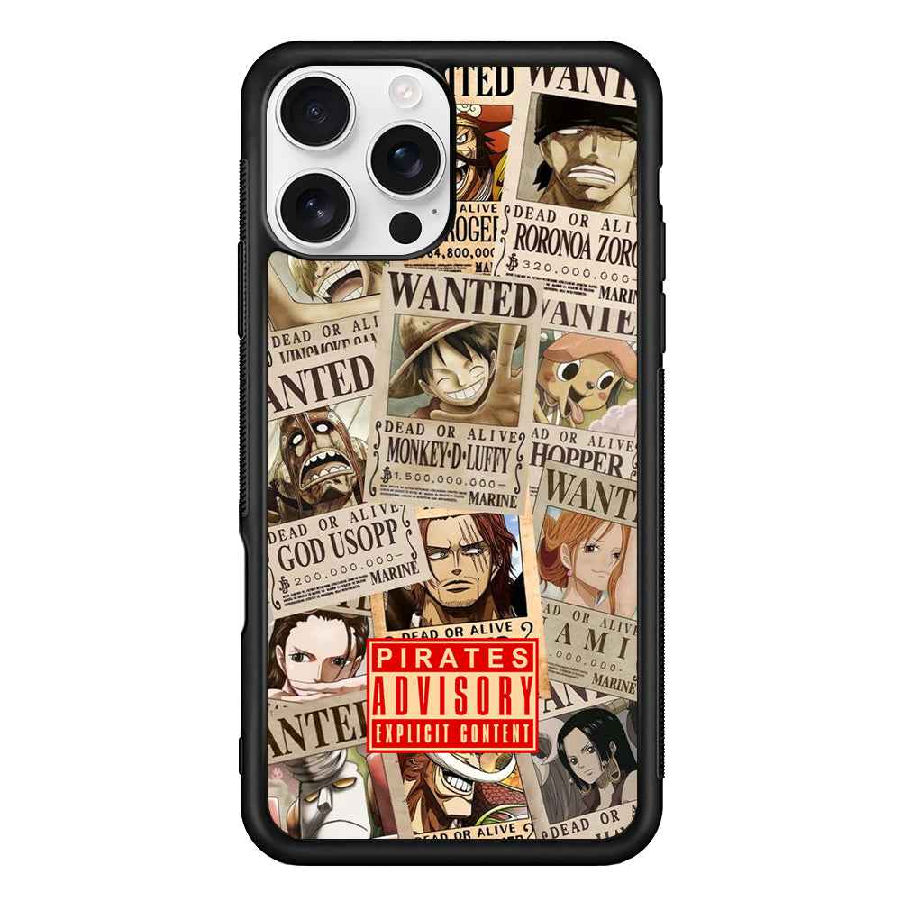 One Piece Pirates Advisory iPhone 16 Pro Case