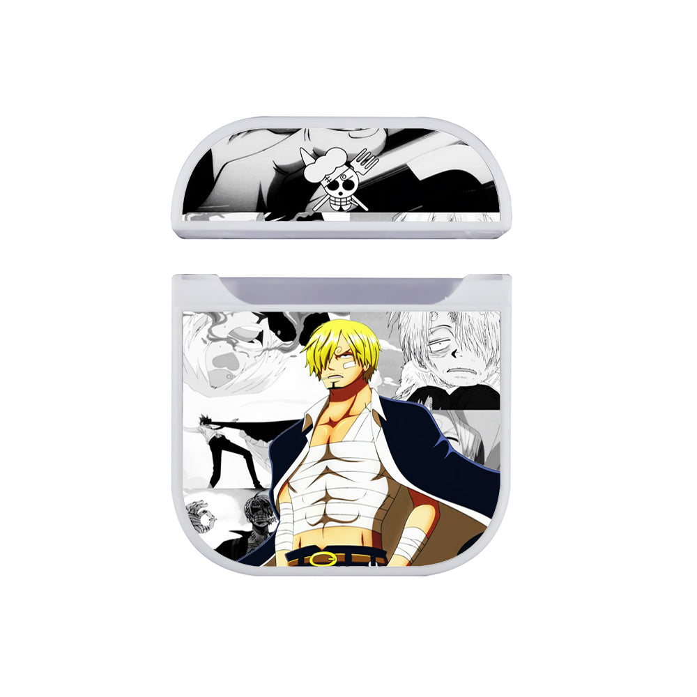 One Piece Sanji Slice of Moments Apple Airpods Case White