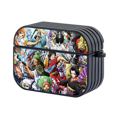 One Piece Smile Enveloped the Whole Island Apple Airpods Pro 3 Case Black