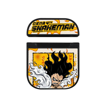 One Piece Strength of Snakeman Apple Airpods Case Black