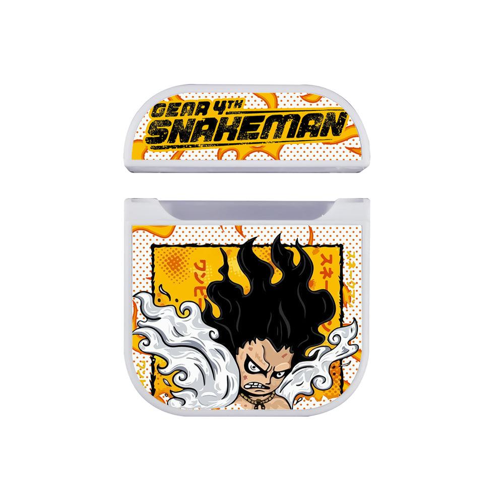 One Piece Strength of Snakeman Apple Airpods Case White