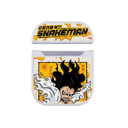 One Piece Strength of Snakeman Apple Airpods Case White