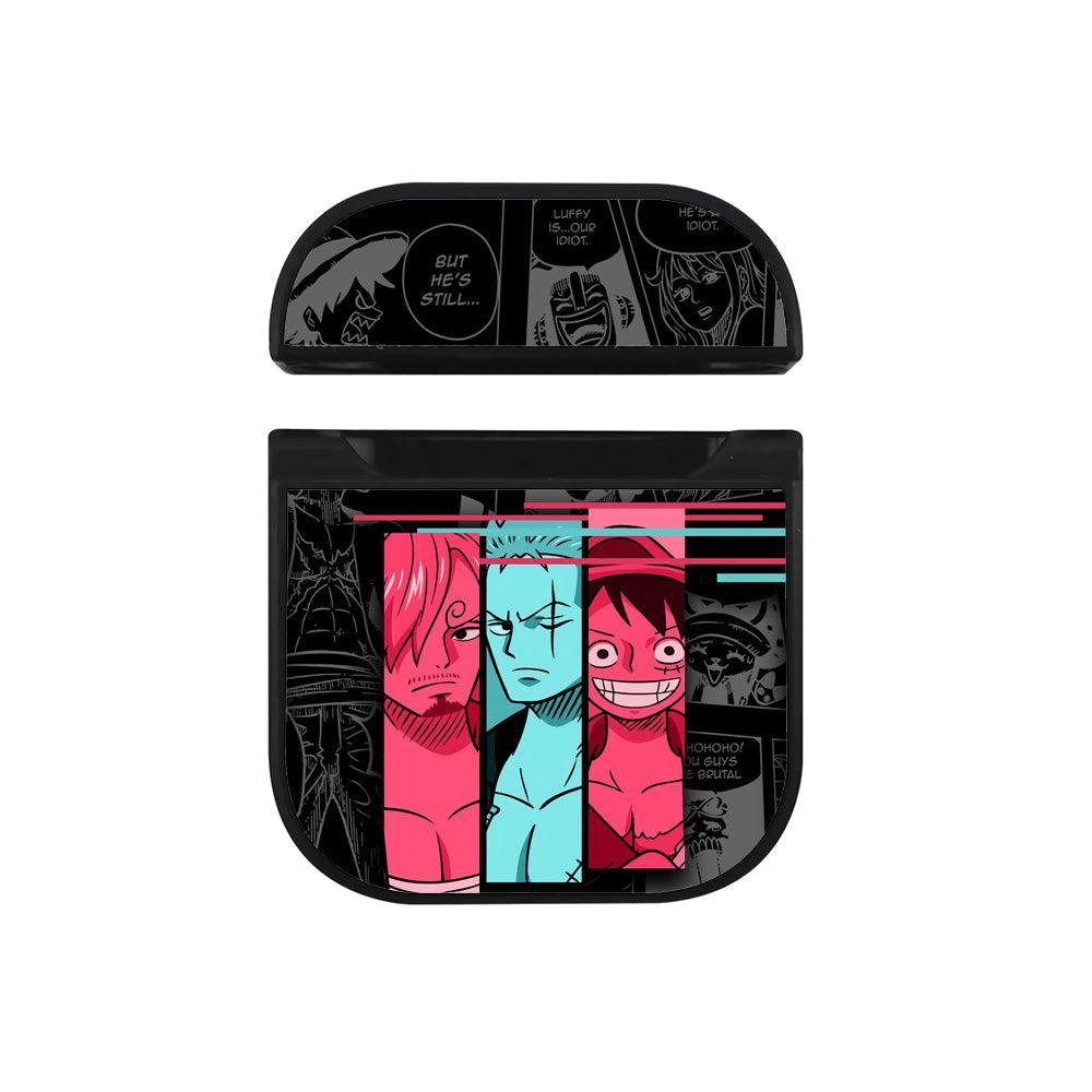 One Piece Trio Monster Apple Airpods Case Black