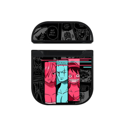 One Piece Trio Monster Apple Airpods Case Black