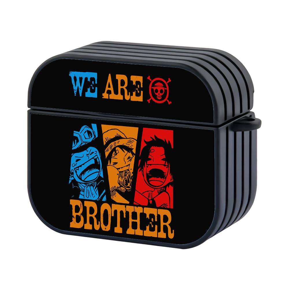 One Piece We are Brother Apple Airpods 4 Case Black