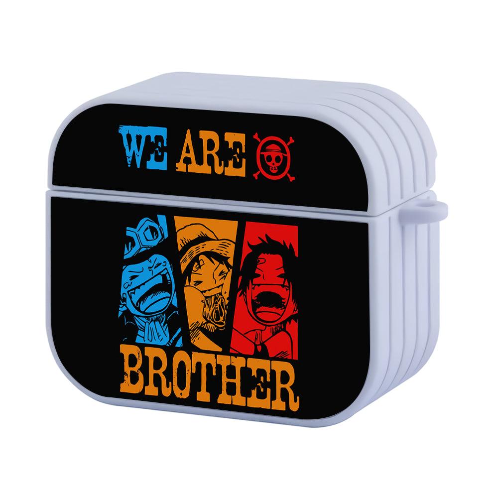 One Piece We are Brother Apple Airpods 4 Case White