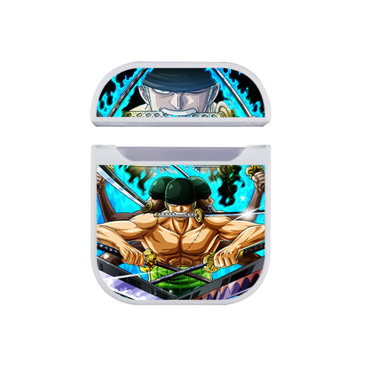 One Piece Zoro Sword Apple Airpods Case White