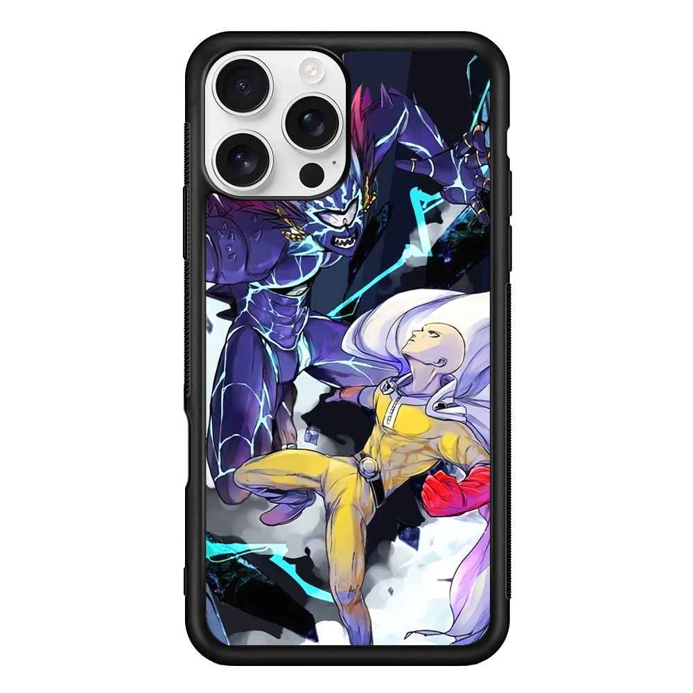 One Punch Man Boros Fight iPhone 16 Pro Case