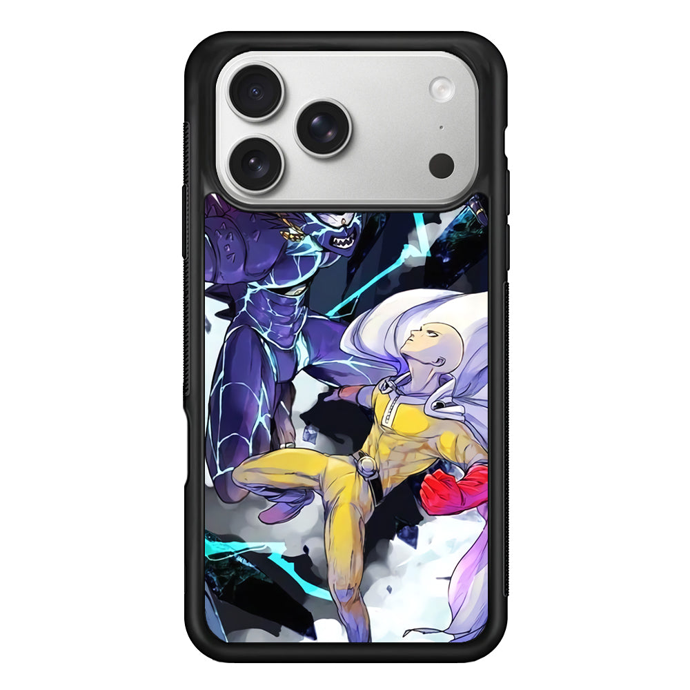 One Punch Man Boros Fight iPhone 17 Pro Case