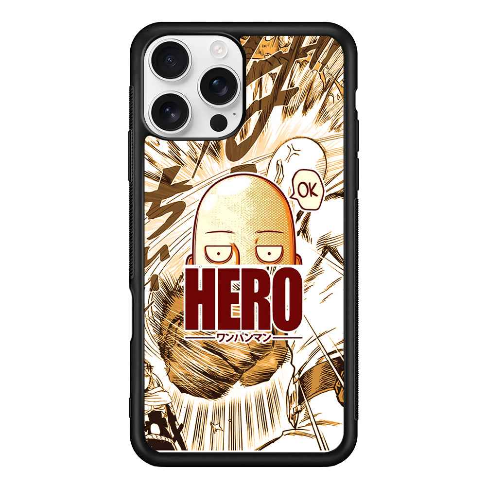 One Punch Man Hero no Saitama iPhone 16 Pro Case