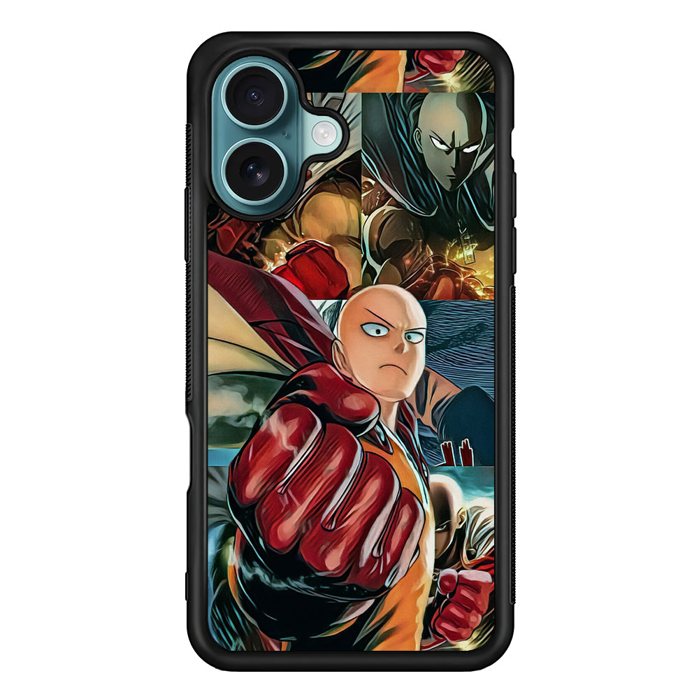 One Punch Man No Time to Smile iPhone 16 Case