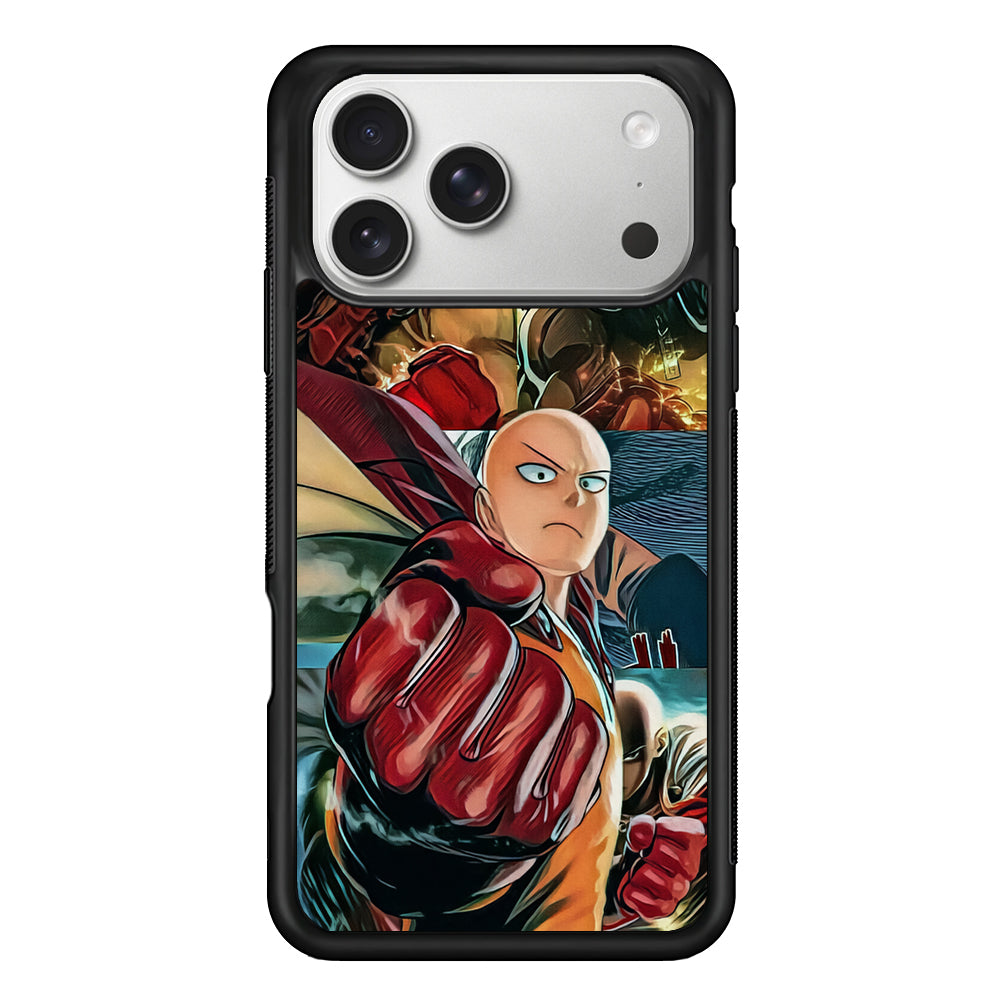 One Punch Man No Time to Smile iPhone 17 Pro Case