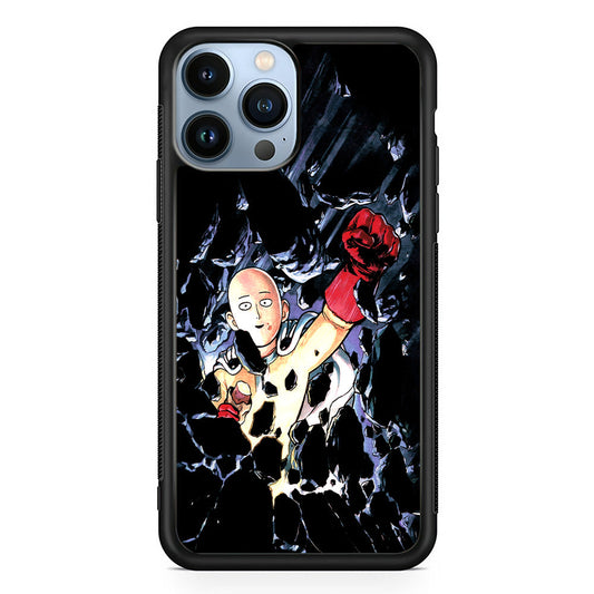 One Punch Man Smile On iPhone 15 Pro Case - Carneyforia