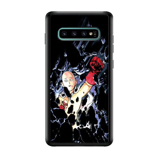 One Punch Man Smile On Samsung Galaxy S10 Case