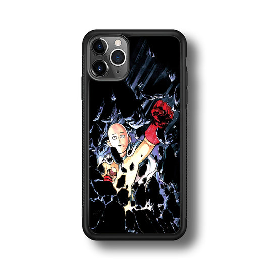 One Punch Man Smile On iPhone 11 Pro Max Case